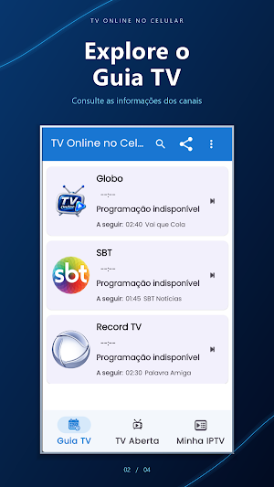 TV Online no Celular: Ao Vivo Screenshot 1