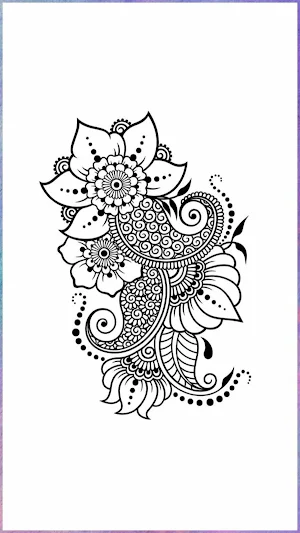 Drawing Pencil Arts Tutorial | Henna and Mandala Screenshot 0