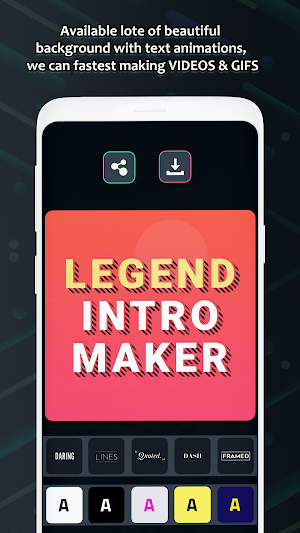 Legend  - Intro Maker Screenshot 2