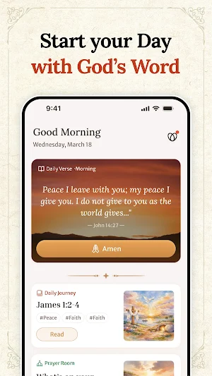 Bible Daily, KJV+ Audio&Prayer Screenshot 0