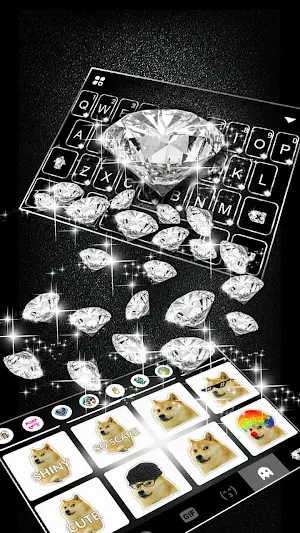 Diamond Live Gravity Keyboard Background Screenshot 2