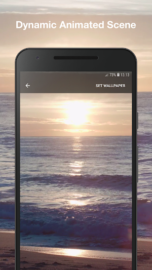 Sunset Ocean Live Wallpaper Screenshot 1