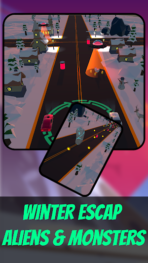 Winter Escape Alien & Monsters Screenshot 0