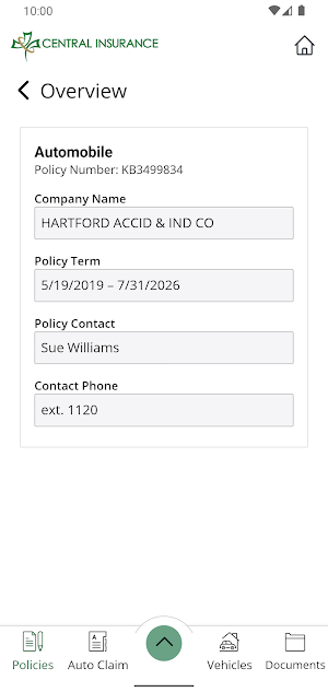 Central Insurance Screenshot 3
