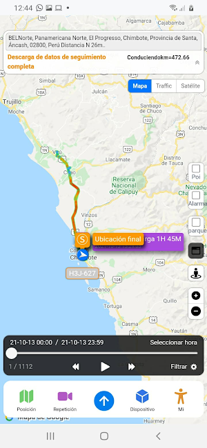 V-Tracker GPS Screenshot 1