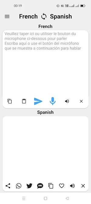 French To Spanish Translator Screenshot 0