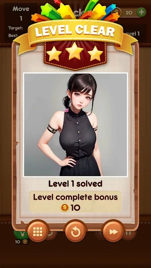 Sexy roll girls: slide ball Screenshot 2