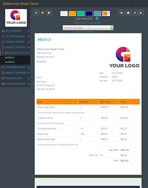 Estimates and Invoices Maker Screenshot 0