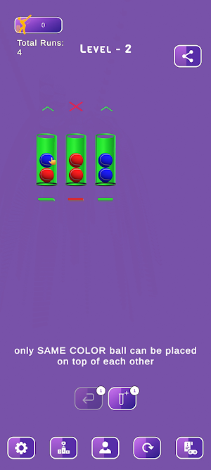 Cricket Ball Sort Screenshot 3