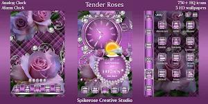 Tender Roses theme Screenshot 0