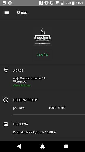 Cucina Wilanów Screenshot 3