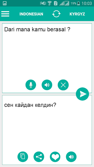 Kyrgyz Indonesian Translator Screenshot 1