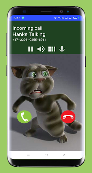 Prank Video Call Hanks Talking Screenshot 2