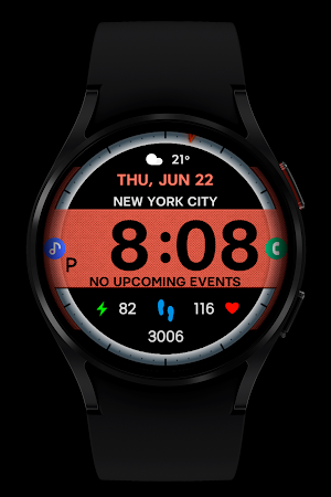 WR 002 Digital Watch Face Screenshot 3
