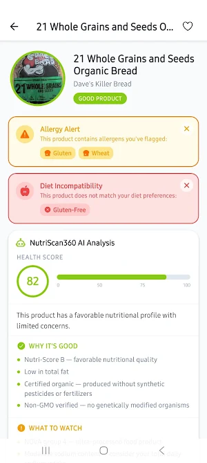 NutriScan360: Food Scanner AI Screenshot 0