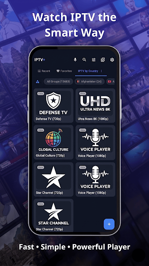 IPTV+ Player – Live TV Screenshot 1