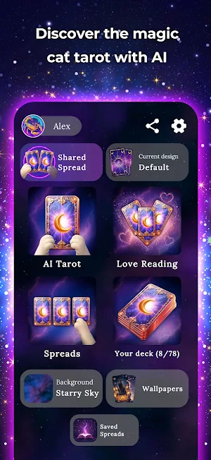 Cat Tarot with AI Screenshot 0