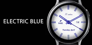 Electric Blue Watch Face Screenshot 0