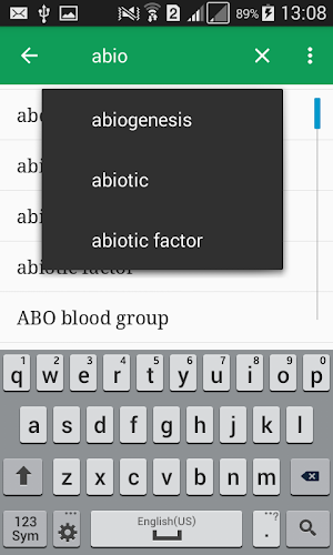 Biology Dictionary Offline Screenshot 1