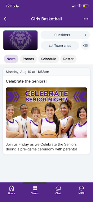 TKA Lions Athletics Screenshot 3