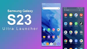 Galaxy S23 ultr Style Launcher Screenshot 1