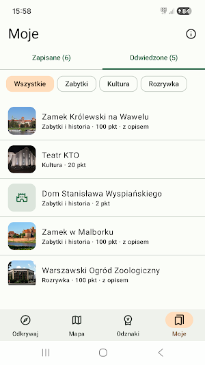 PLace: atrakcje w Polsce Screenshot 3
