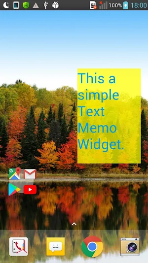 Text Memo Widget Screenshot 1