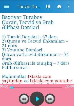 Təcvid, Quran, Ərəb Əlifbası Dərsləri B. Turabov Screenshot 0