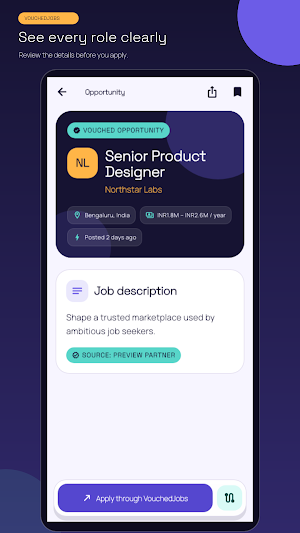 VouchedJobs: Job Tracker Screenshot 2