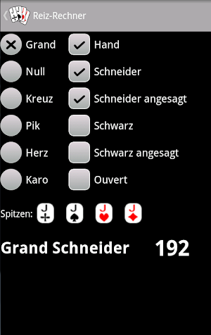 Skatabrechnung Screenshot 1