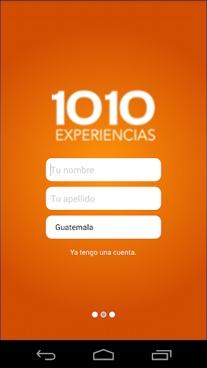 1010 Experiencias Screenshot 1