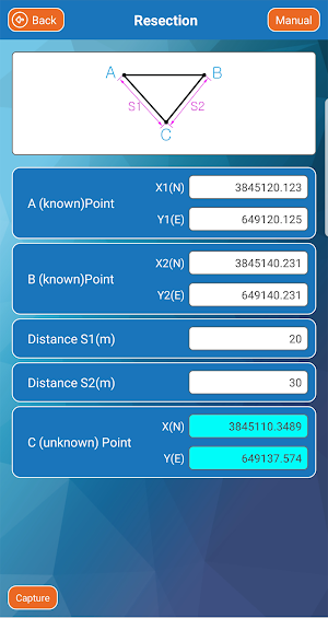 Leveling and coordinate Screenshot 3