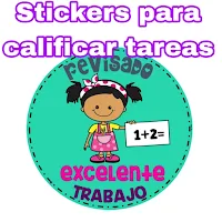 Stickers para calificar tareas