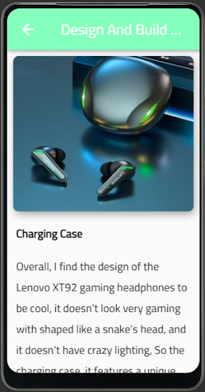 Thinkplus Live pods XT92 Guide Screenshot 1