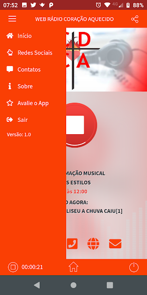Rádio Comunidade do Coração Aquecido Screenshot 1
