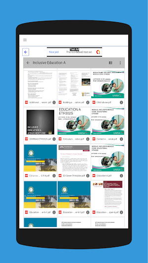 UNISA college of Education Screenshot 2