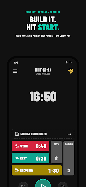 Go&Rest – HIIT Interval Timer Screenshot 0