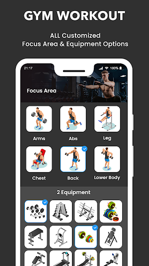 Gym Workout : Gym Coach Screenshot 1