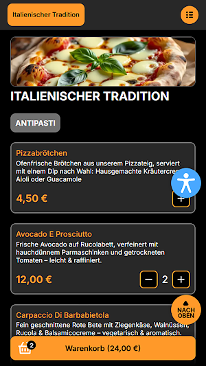 Pizza Service Vesuvio Bochum Screenshot 2