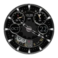 SilverWheel Watch Face Wear OS