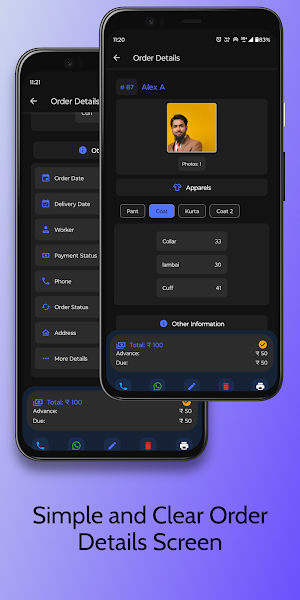 Tailor+ Modern Tailoring App Screenshot 2