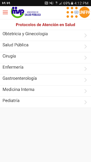 Protocolos de Atención DR MoH Screenshot 0