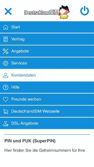 DeutschlandSIM  Servicewelt Screenshot 3