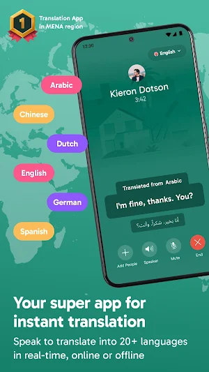 Letrify: Voice Translation Screenshot 0