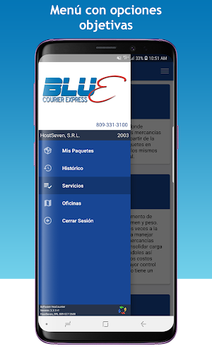 Blue Courier Express Screenshot 1