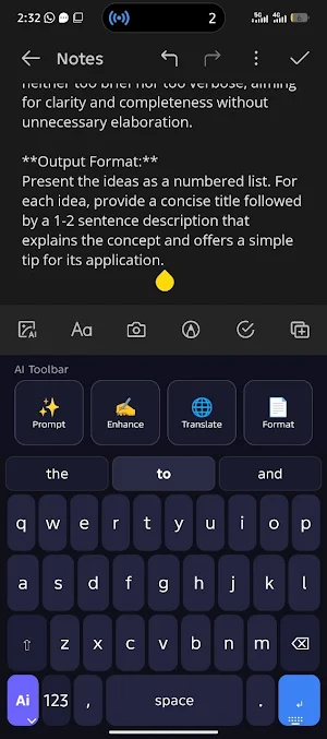 Falcon AI - keyboard Screenshot 3