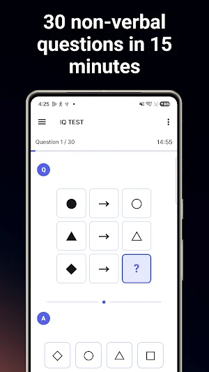 IQ Test - Brain Training Games Screenshot 1