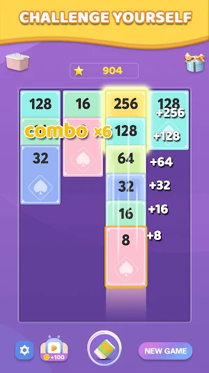 Merge Card : Make 2048 Screenshot 2