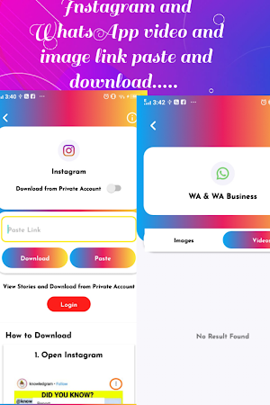 All In One Status Download- Insta,WA,FB Downloader Screenshot 2