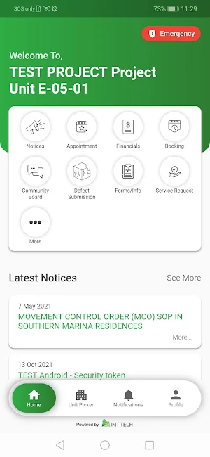 IMTTech iDefects Selfcare Screenshot 2